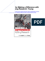Instant Download Test Bank For Making A Difference With Nursing Research Young PDF Ebook