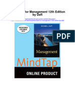 Instant Download Test Bank For Management 12th Edition by Daft PDF Ebook