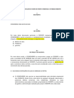 Instrumento Particular de Cessão de Ponto Comercial e Estabelecimento