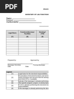 ANNEX E2 Inventory of LGU Functions, Services and Facilities For Barangays