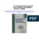 Full Download Test Bank For Fundamental Concepts and Skills For Nursing 3rd Edition Susan C Dewit PDF Free