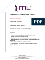 El Examen de ITIL 4 Creación, Entrega y Soporte