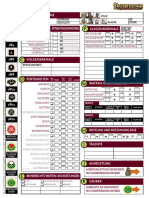 PF1 Einsteigerbox Charakterbogenset Neu 2012