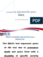 Disability Adjusted Life Years DALYs 2017