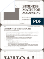 Business Math For Accounting by