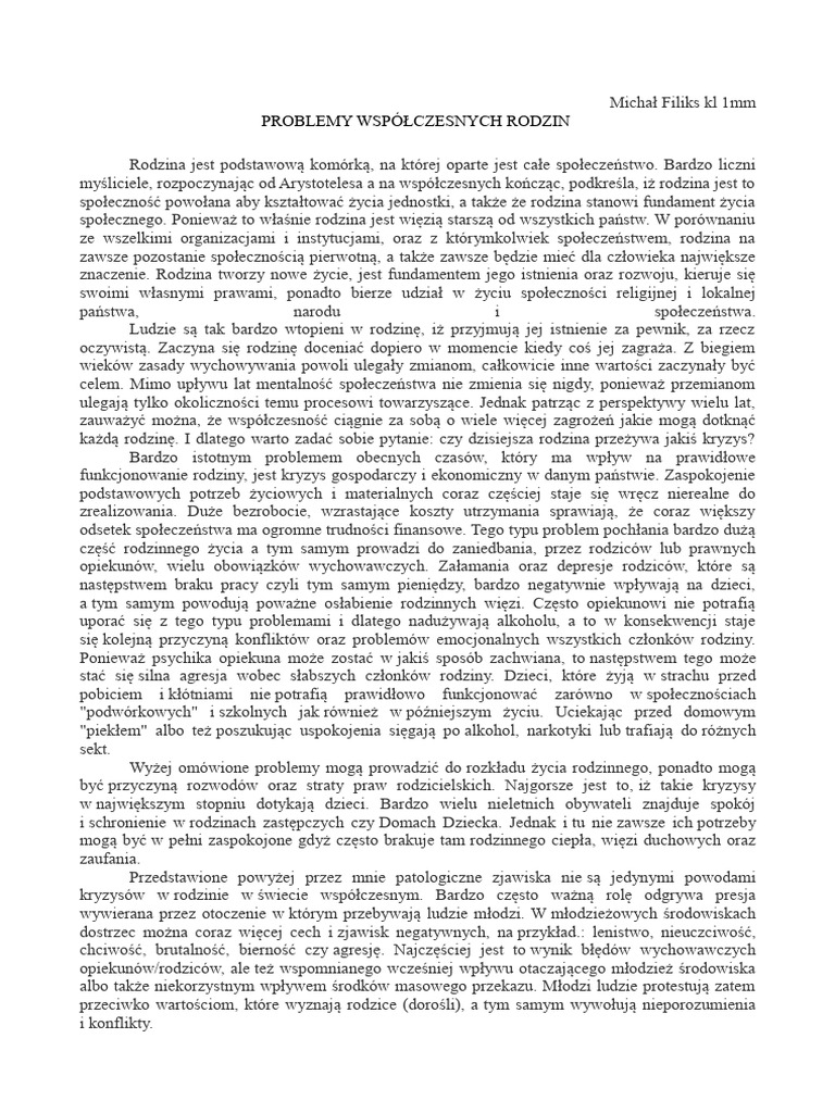 Problemy Rodziny | PDF