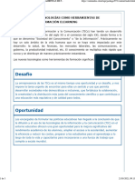 Desafío: 2. Las Nuevas Tecnologías Como Herramientas de Formación: La Formación Elearning