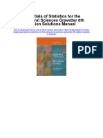 Instant download Essentials of Statistics for the Behavioral Sciences Gravetter 8th Edition Solutions Manual pdf scribd