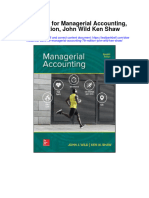 Instant Download Test Bank For Managerial Accounting 7th Edition John Wild Ken Shaw PDF Ebook