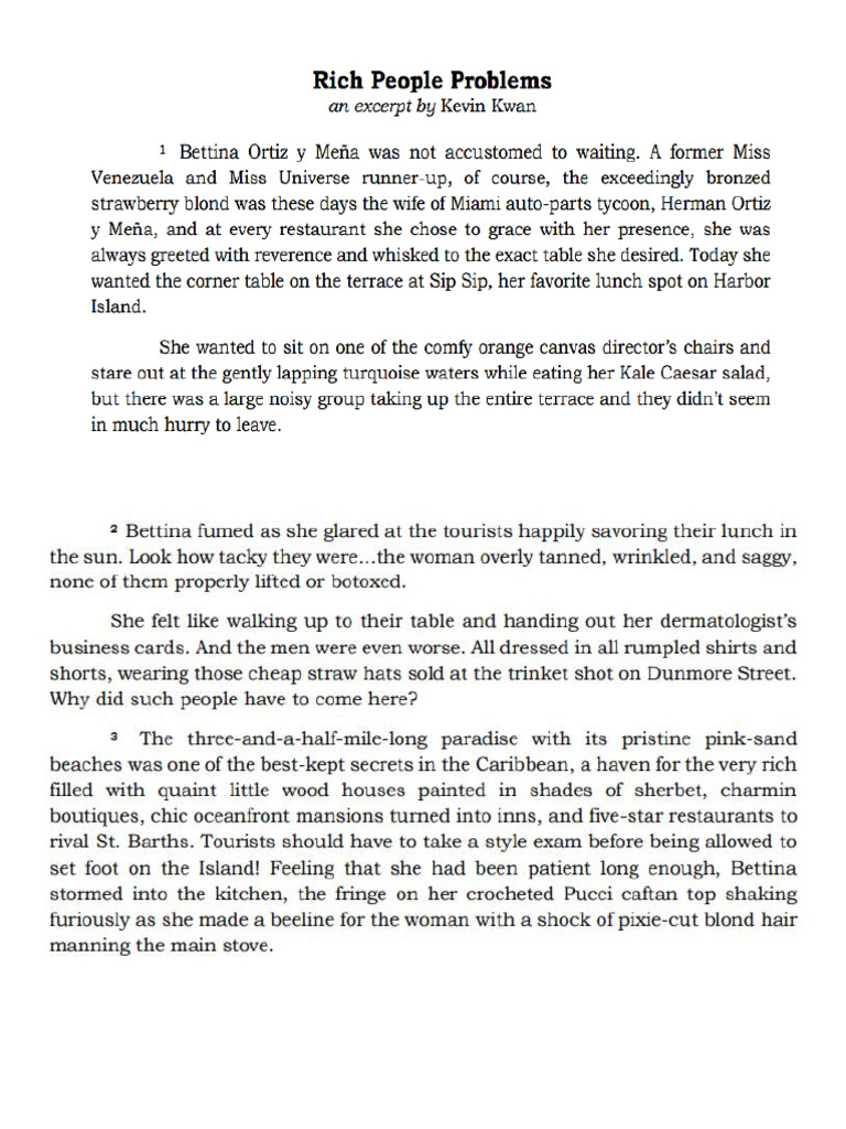 Rich people problem pdf