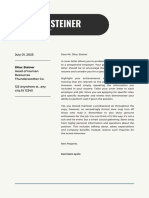 Modern Entry Level Fresher Cover Letter Resume 