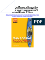Test Bank For Managerial Accounting: Tools For Business Decision Making, 7th Edition, Jerry J. Weygandt Paul D. Kimmel Donald E. Kieso