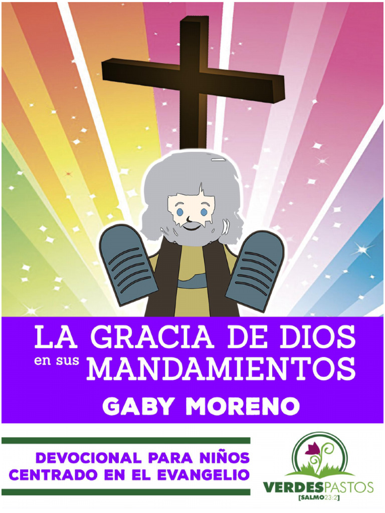 La Gracia de Dios en Sus Mandamientos (Devocional para Niños) - Gaby ...
