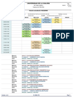 Horario Tercer Semestre