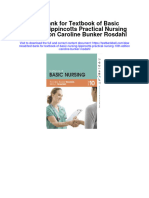 Instant Download Test Bank For Textbook of Basic Nursing Lippincotts Practical Nursing 10th Edition Caroline Bunker Rosdahl PDF Scribd