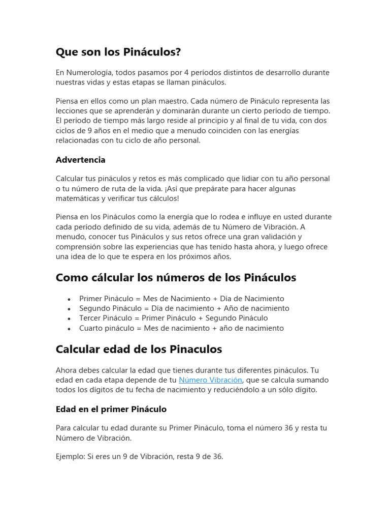 Pinaculos y Desafios de La Vida | PDF | Las emociones | Amor