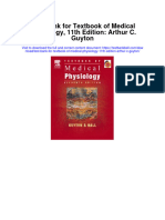 Instant Download Test Bank For Textbook of Medical Physiology 11th Edition Arthur C Guyton PDF Scribd