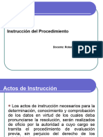 Instrucción Del Procedimiento