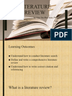 Topic 4 - Literature Review & Citical Analysis
