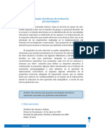 Informe de Evaluacion Psicopedagogica