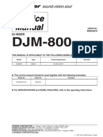 Pioneer djm-800 rrv3474 Supplement