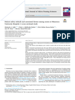 Patient Safety Attitude and Associated Factors Amo - 2021 - International Journa