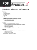 01 Introduction To Computers and Programming