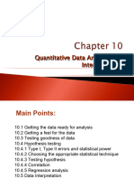 Chapter 10 Quantitative Analysis and Interpretation Sept2013