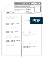 Recuperación 1º Sec. Trigonometría