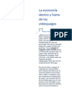 Economia Dentro y Fuera de La Religion