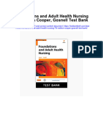 Instant Download Foundations and Adult Health Nursing 7th Edition Cooper Gosnell Test Bank PDF Scribd