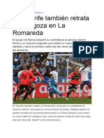 Real Zaragoza 0 - CD Tenerife 2