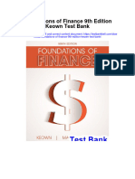 Instant Download Foundations of Finance 9th Edition Keown Test Bank PDF Scribd