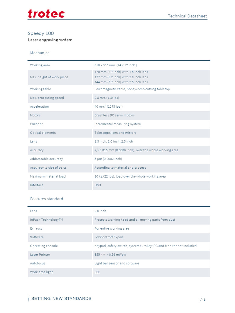 Datasheet Speedy 100C 8063 en 1 | PDF | Equipment | Physical Sciences