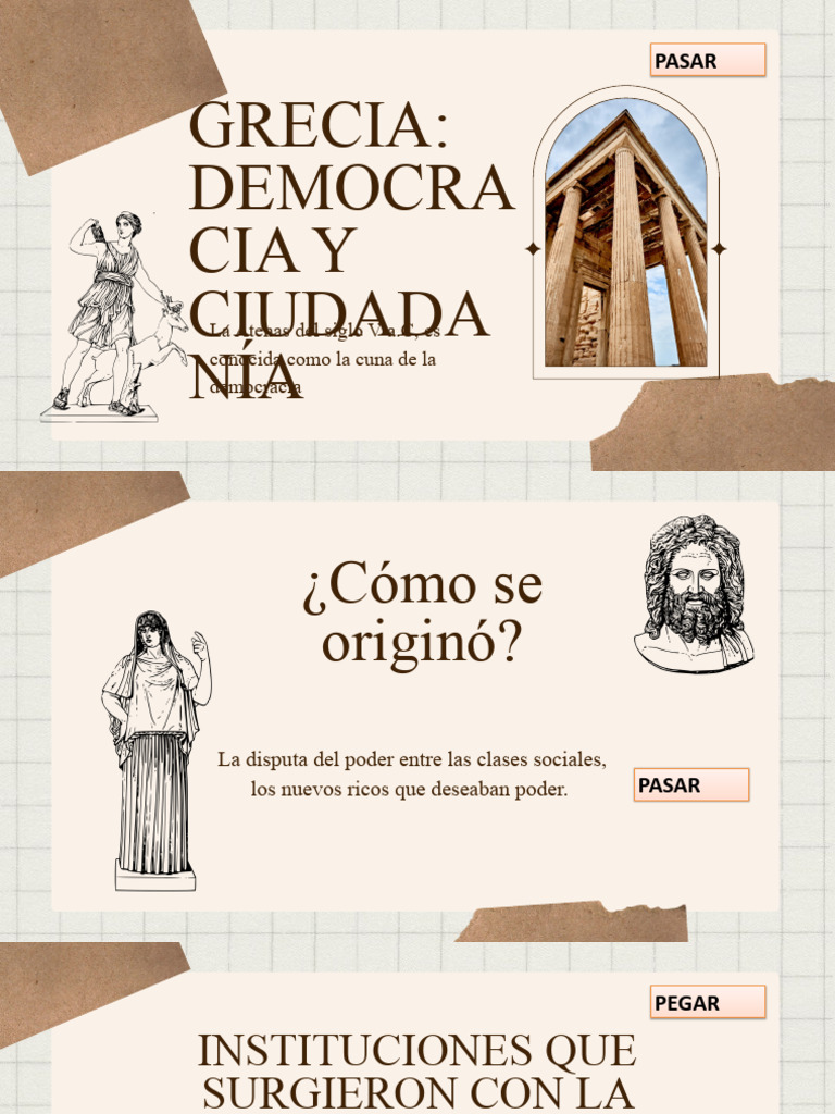 Democracia en la Atenas Clásica | PDF | Democracia | Ideologías políticas