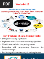 Week-14-15-Data Mining Tools