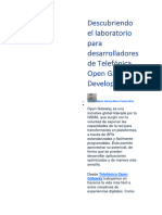 Laboratorio para Desarrolladores Telefonicos