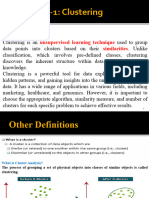 Week 9 Part 1 Clustering