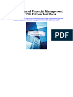 Instant Download Foundations of Financial Management Block 15th Edition Test Bank PDF Scribd