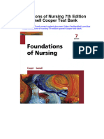 Instant download Foundations of Nursing 7th Edition Gosnell Cooper Test Bank pdf scribd