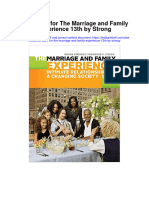 Instant Download Test Bank For The Marriage and Family Experience 13th by Strong PDF Scribd