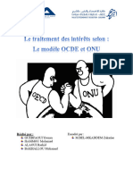 Intérêts - OCDE vs. ONU