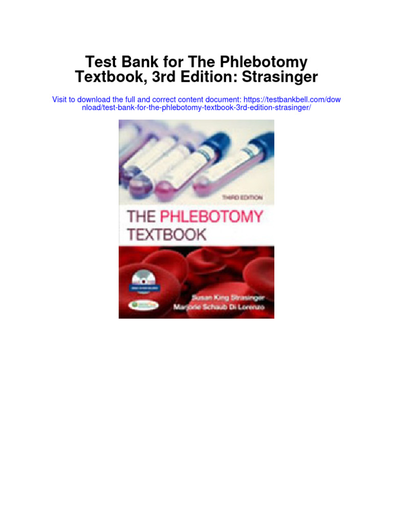 Instant Download Test Bank For The Phlebotomy Textbook 3rd Edition ...