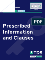 Prescribed Information and Clauses Landlords