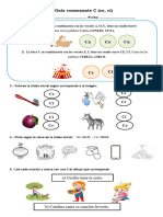 Guía Consonante C - Ce, Ci