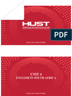 Unit 4 - English in South Africa