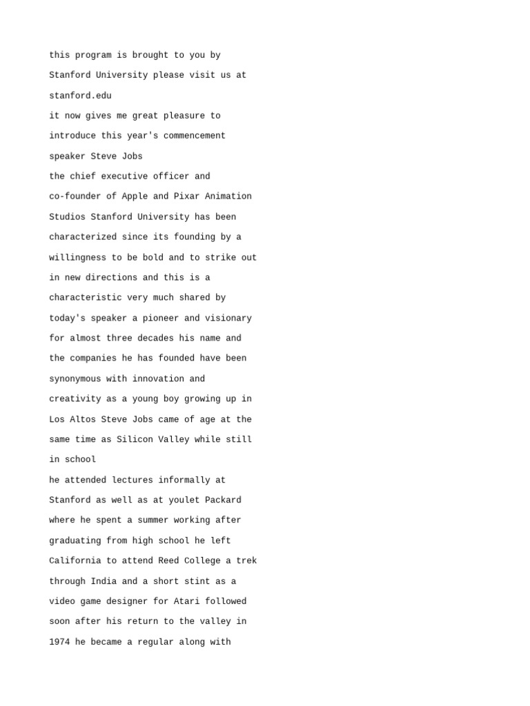 Jobs on Calligraphy and Macintosh Design | PDF | Steve Jobs ...