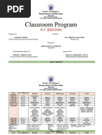 Class Program - SPNH 2023 2024