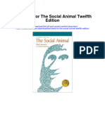 Instant Download Test Bank For The Social Animal Twelfth Edition PDF Scribd
