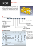 Hydraulic Pump Model Parts List | PDF | Piston | Screw
